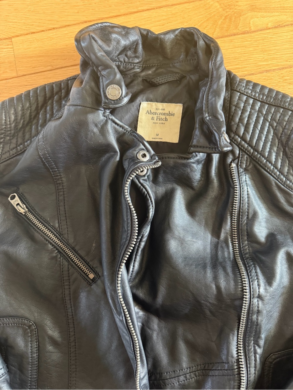 Vintage Abercrombie Leather Jacket
